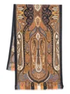 Etro Paisley-pattern Scarf In Brown