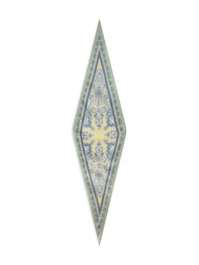 Etro Paisley-pattern Scarf In Green