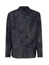 Etro Men's Paisley Pattern Shirt In Blue