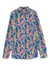 Etro Paisley-pattern Shirt In Blue