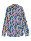 Etro Paisley-pattern Shirt In Blue