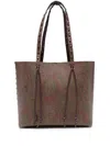 Etro Paisley-pattern Shoulder Bag In Brown