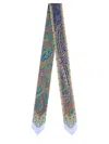 Etro Paisley Pattern Silk Maxi Scarf In Multicolor