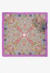 Etro Paisley Pattern Silk Pocket Square In Multi