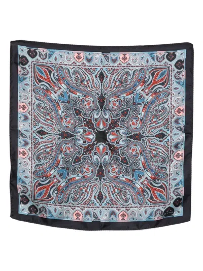 Etro Paisley-pattern Silk Scarf In Multi