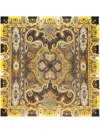 Etro Paisley Pattern Silk Shawl With Intricate Detailing In Yellow