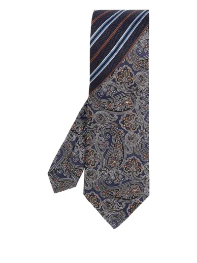 Etro Paisley-pattern Silk Tie In Multi