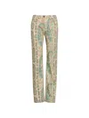 Etro Paisley-pattern Straight-leg Jeans In Multi