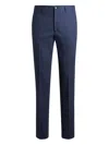 Etro Paisley-pattern Trousers In Blue
