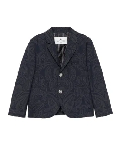 ETRO PAISLEY-PATTERN VIRGIN-WOOL BLAZER