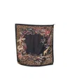Etro Paisley Patterned Silk Scarf In Black