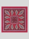 Etro Paisley-print Silk Scarf In Red