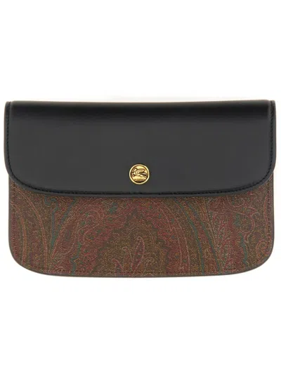 Etro Paisley Pouch In Multicolour