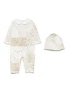 Etro Paisley-print Babygrow Set In Neutrals