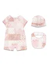 Etro Paisley-print Babygrow Set In Pink