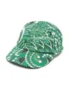 Etro Paisley-print Baseball Cap In Green