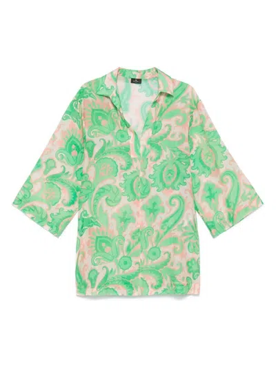 ETRO ETRO PAISLEY-PRINT BEACH COVER-UP