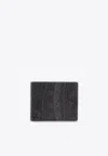 Etro Paisley-print Bi-fold Wallet In Black