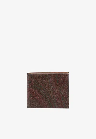Etro Paisley-print Bi-fold Wallet In Multi