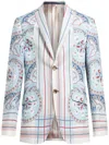 Etro Blazer Mit Paisleymuster Und Streifen