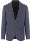 Etro Paisley-print Blazer In 蓝色