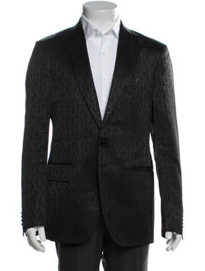 Pre-owned Etro Paisley Print Blazer In Black