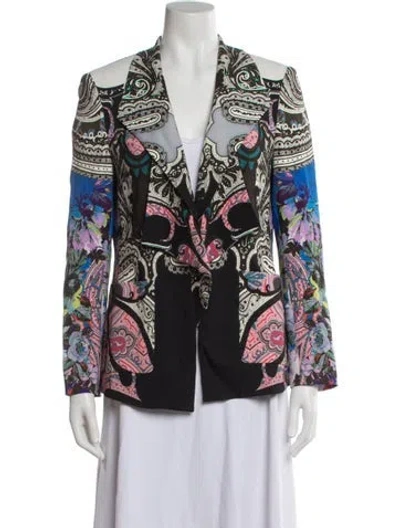 Pre-owned Etro Paisley Print Blazer In Multi