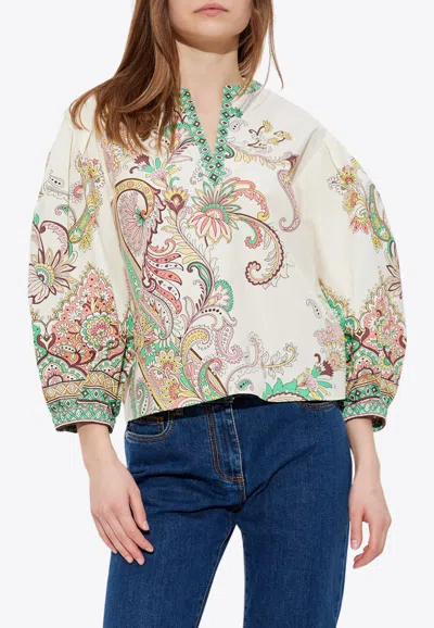 ETRO PAISLEY PRINT BLOUSE