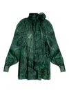 Etro Paisley-print Blouse In Green
