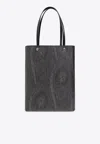 Etro Clutch Embellished Paisley Tote Bag In Gray