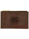 Etro Pagso-embroiderd Cardholder In Multicolour