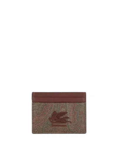 Etro Paisley Print Cardholder In Multi