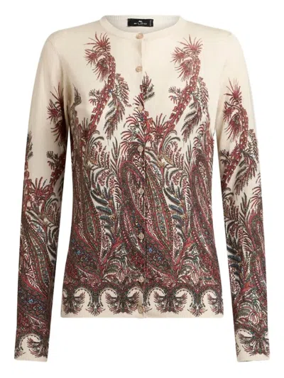 ETRO ETRO PAISLEY PRINT CARDIGAN