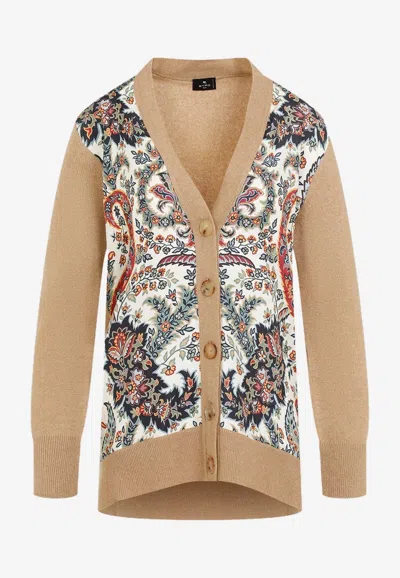 ETRO PAISLEY PRINT CARDIGAN
