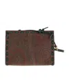 Etro Detachable Strap Rectangular Clutch Bag In Multicolor