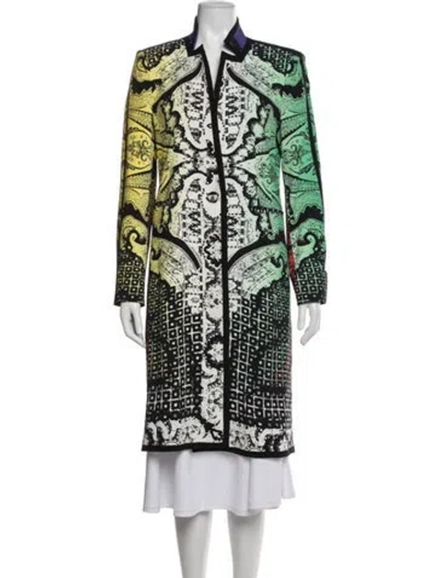 Pre-owned Etro Paisley Print Coat In Neutral