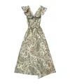Etro Women's Summer Solstice Cotton Paisley Maxi Dress In Nude