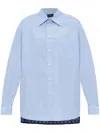 Etro Long-sleeved Shirt In Blue