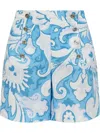Etro Paisley-print Shorts In Multicolour