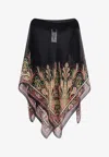 Etro Printed Silk Blouse In Black