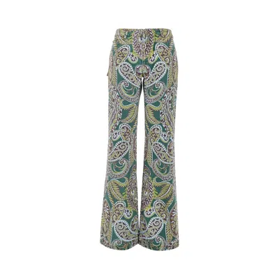 ETRO PAISLEY PRINT DENIM PANTS