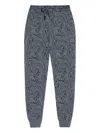 Etro Paisley-print Drawstring Track Pants In Gray