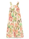 Etro Paisley-print Dress In Orange