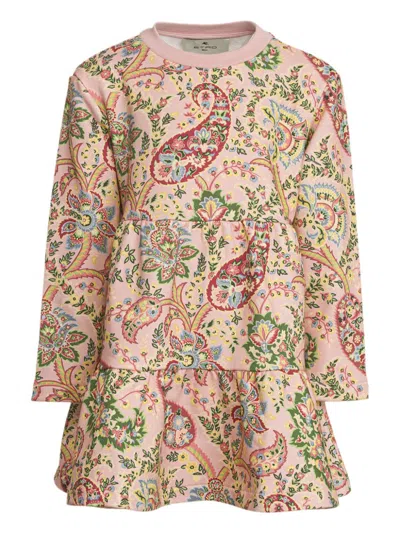 Etro Kids' Paisley-print Dress In Multicolour