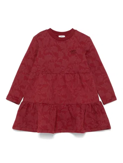 Etro Kids' Paisley-print Dress In Red