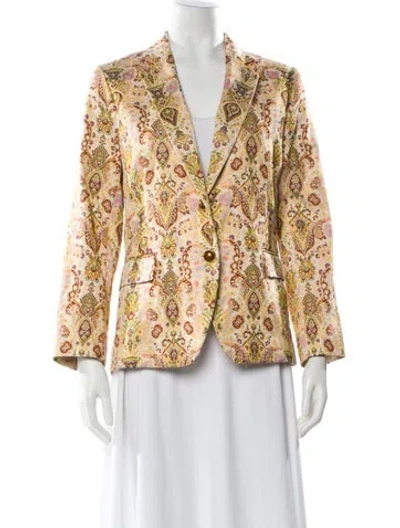 Pre-owned Etro Paisley Print Evening Jacket In Multi