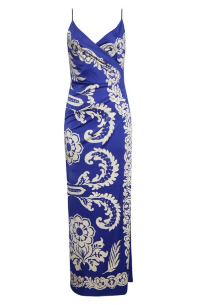 Etro Paisley-print Long Dress In Multi