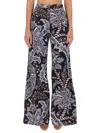 Etro Flared Jeans With Paisley Print
