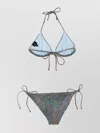 Etro Paisley Print Halter Neck Bikini