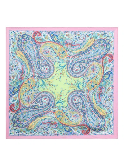 Etro Paisley-print Handkerchief In Rosa